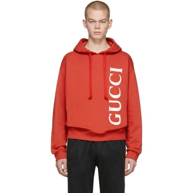 Gucci Red Logo Hoodie