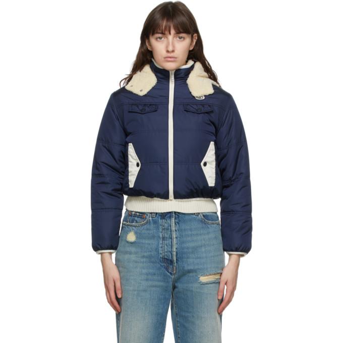 Gucci Reversible Navy Light Parachute Jacket
