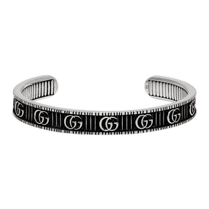 Gucci Silver GG Marmont Bracelet