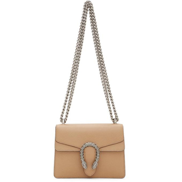 Gucci Tan Mini Dionysus Chain Bag