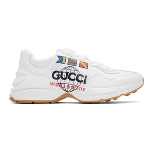 Gucci White Gucci Worldwide Rhyton Sneakers
