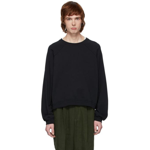 Haider Ackermann Black French Terry Sweatshirt