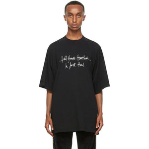 Haider Ackermann Black Hold Your Heart T-Shirt