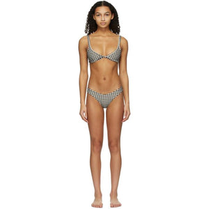 Haight Black Check Flora and Leila Bikini