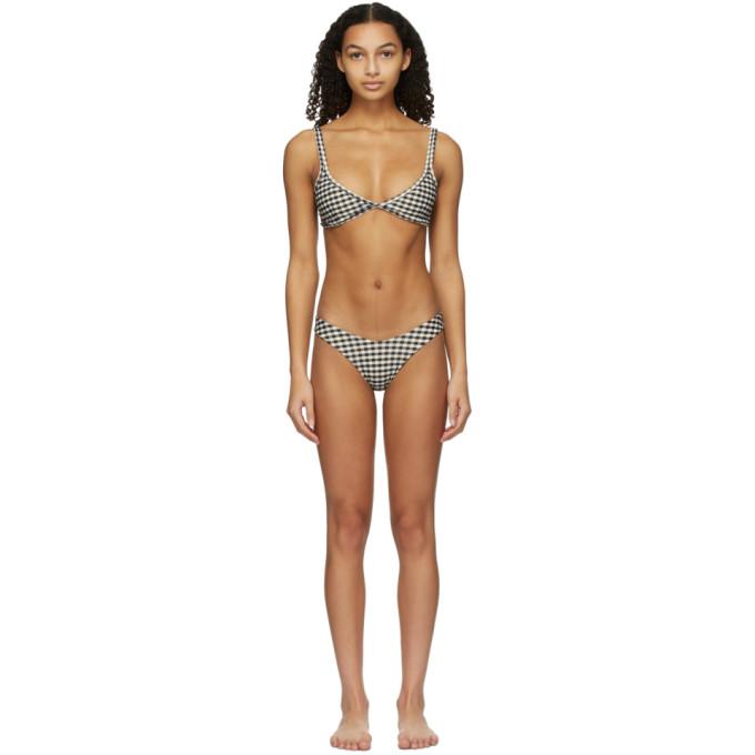 Haight Black Check Flora and Leila Bikini