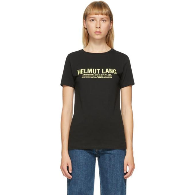 Helmut Lang Black Logo T-Shirt