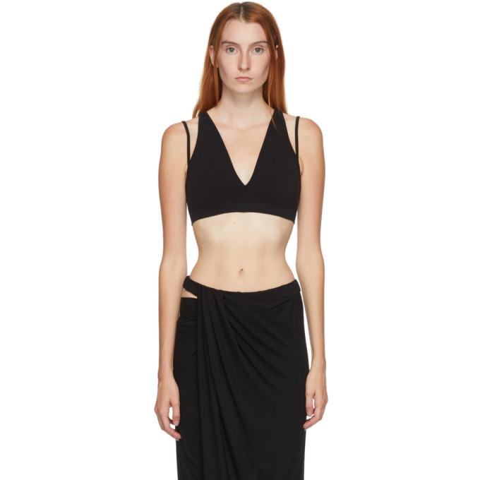 Helmut Lang Black Strap Bra