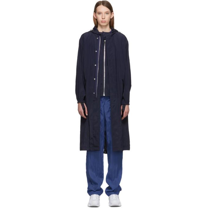 Helmut Lang Navy Sheer Parka