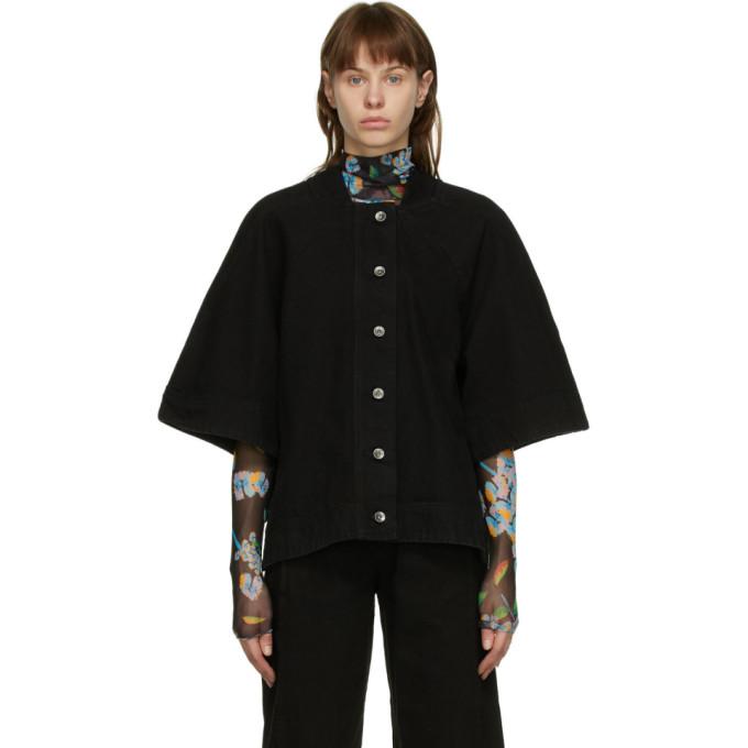 Henrik Vibskov Black Denim Sponge Jacket – BlackSkinny