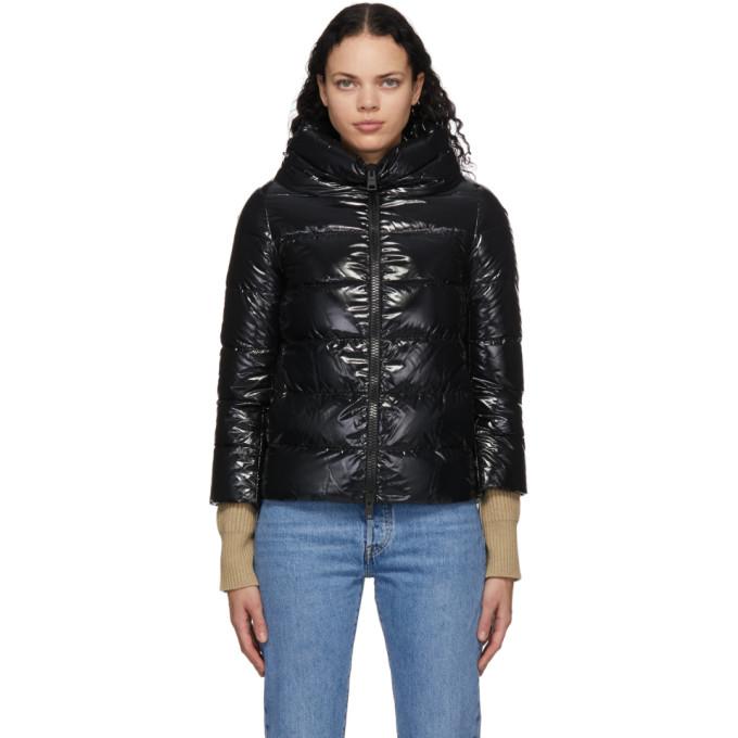 Herno Black Down Gloss Jacket