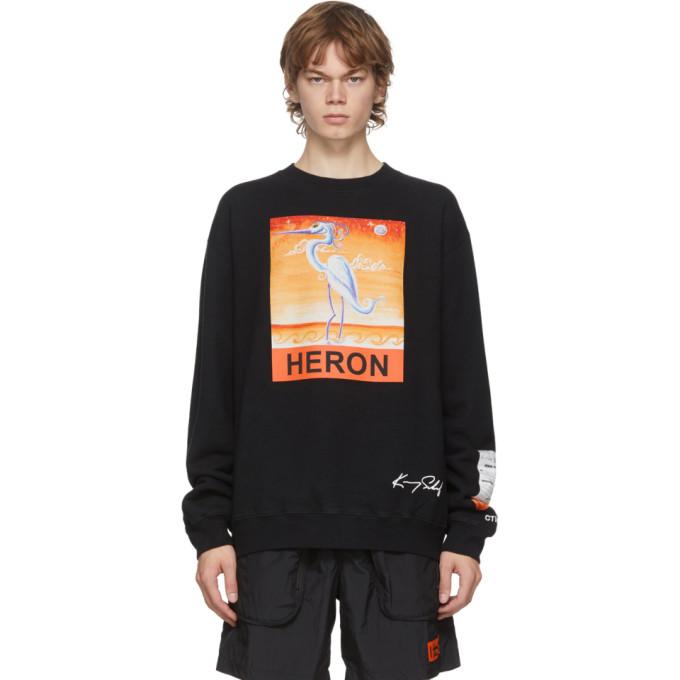 Heron Preston Black Kenny Scharf Edition Heron Sweatshirt