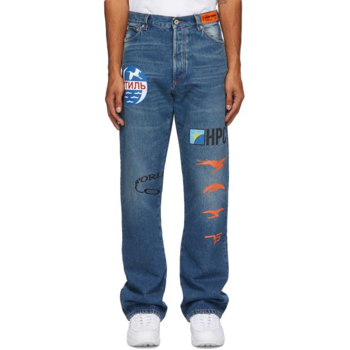 Heron Preston Blue Style Inc. Jeans