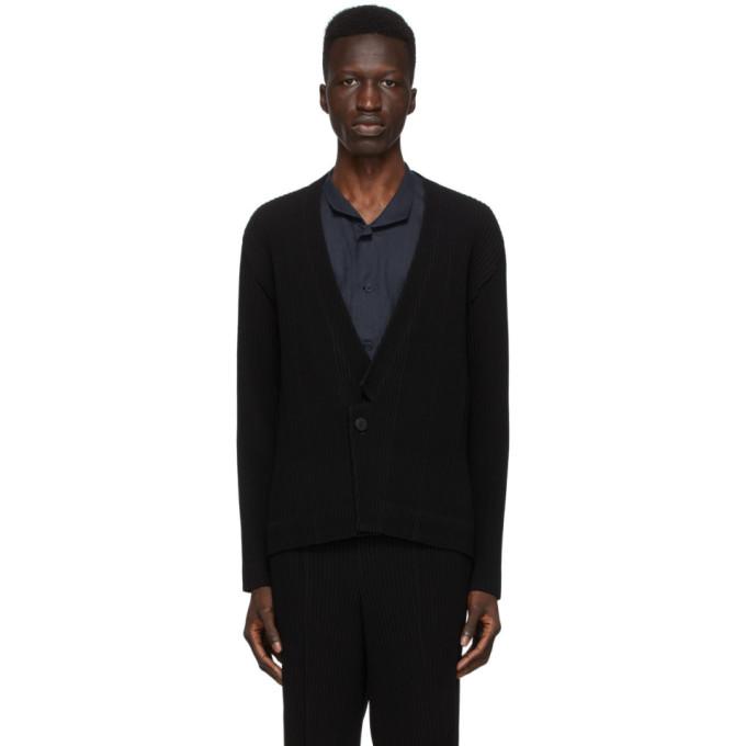 Homme Plisse Issey Miyake Black Tuxedo Pleats Blazer – BlackSkinny