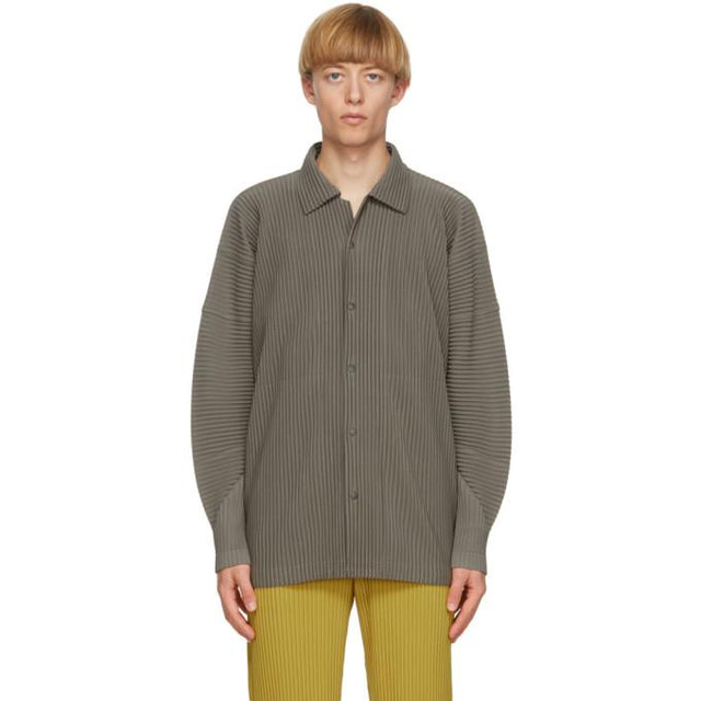 Homme Plisse Issey Miyake Grey MC June Shirt