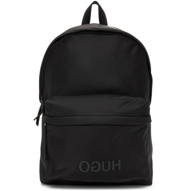 Hugo Black Record Backpack