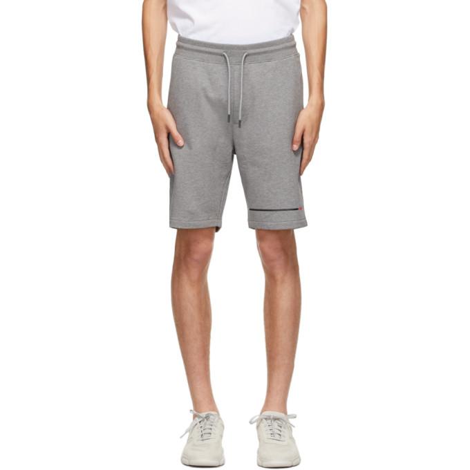 Hugo Grey Stripe Logo Shorts