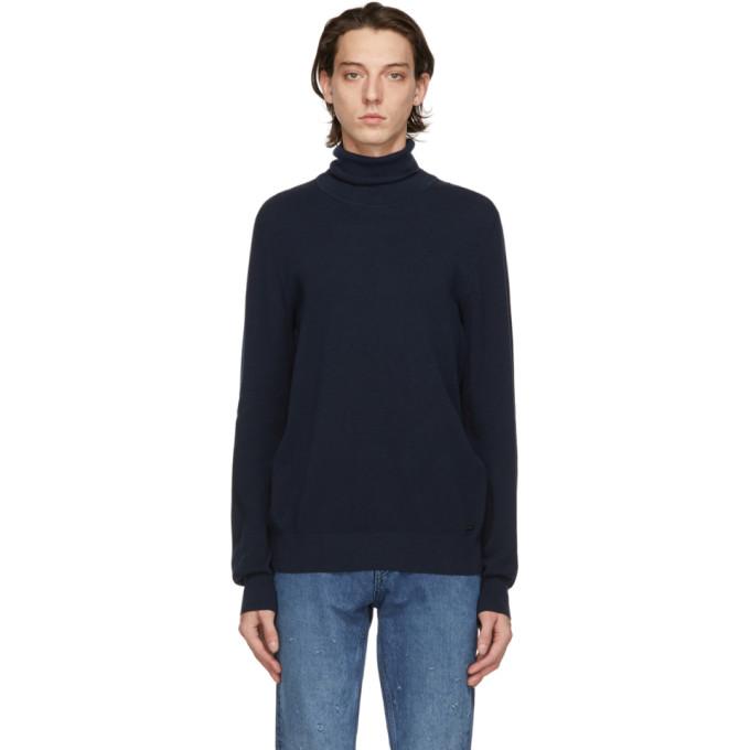 Hugo Navy San Roberto Turtleneck