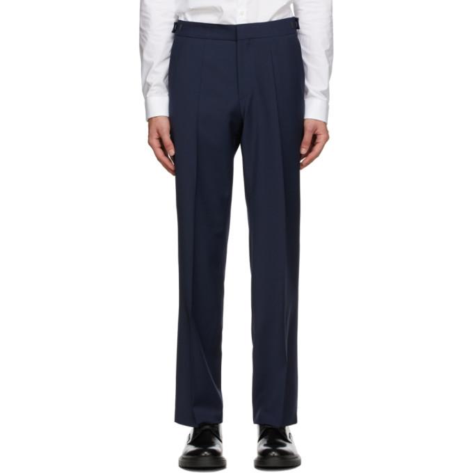 Hugo Navy Wool Trousers