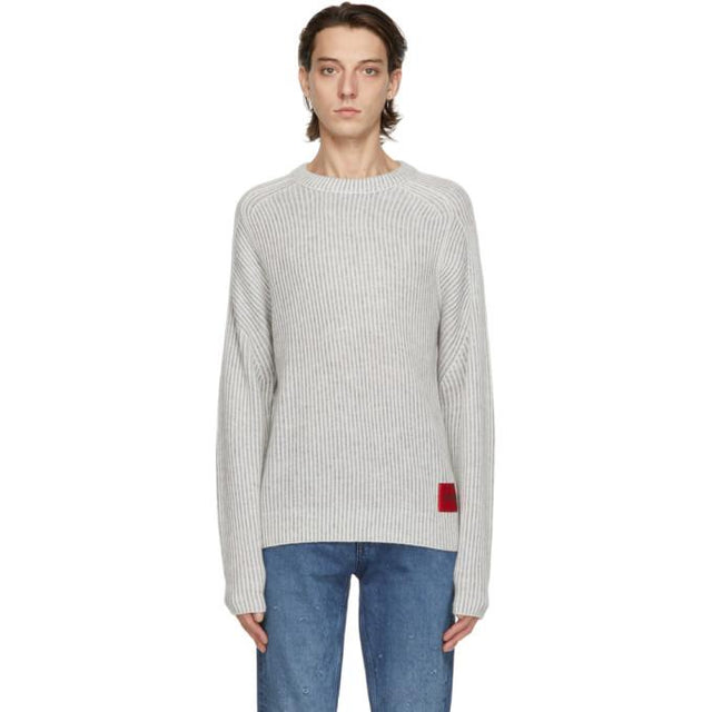 Hugo White Shair Sweater