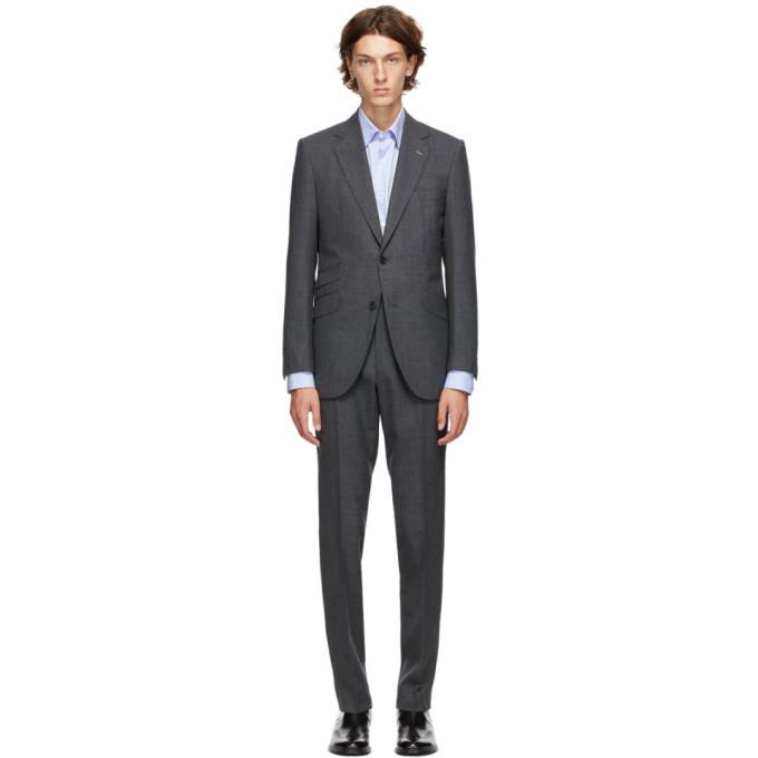 Husbands Grey Mohair Heavy Suit