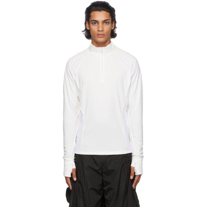 Hyein Seo Off-White Half-Zip Top