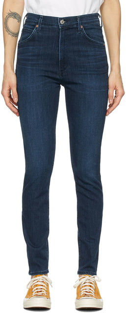 Citizens of Humanity Indigo Chrissy Skinny Jeans - Citoyens de l'humanité Indigo Chrissy Skinny Jeans - 인류 인디고 Chrissy Skinny 청바지의 시민