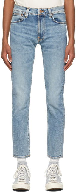 Nudie Jeans Indigo Lean Dean Jeans - Nudie Jeans Indigo Lean Dean Jeans - Nudie Jeans Indigo Lean Dean 청바지