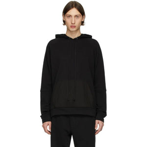 Isabel Benenato Black Back Zip Detail Hoodie