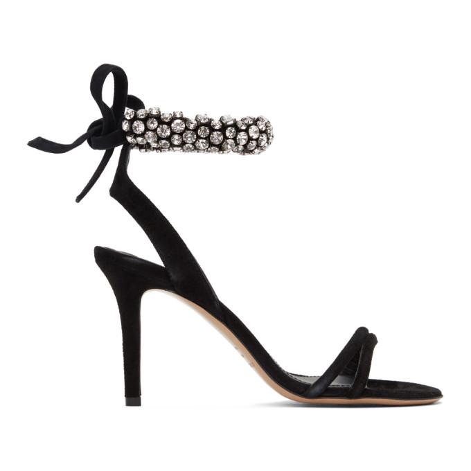Isabel Marant Black Alrina Heeled Sandals