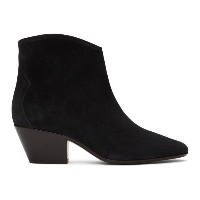 Isabel Marant Black Dacken Ankle Boots