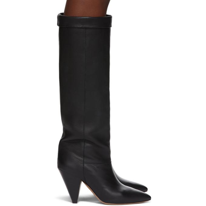 Isabel Marant Black Loens Tall Boots