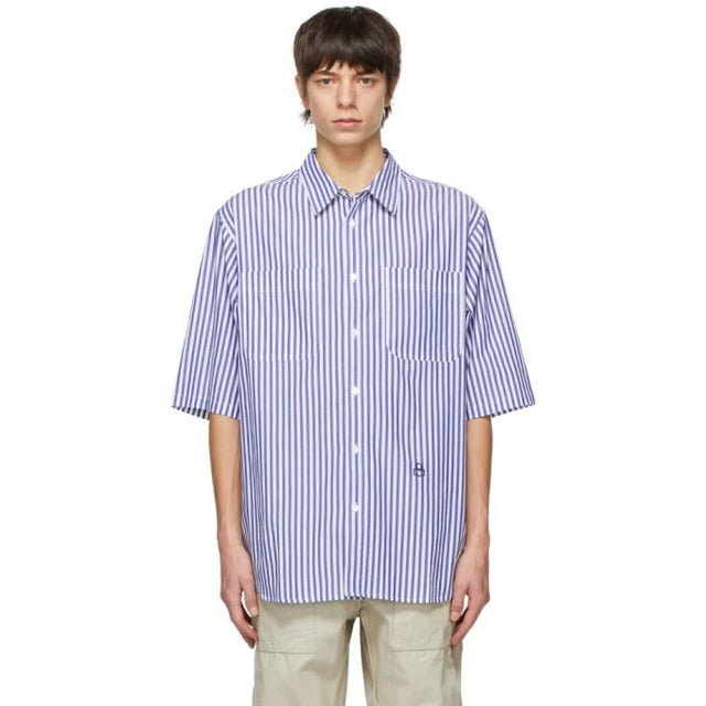 Isabel Marant Blue and White Jarlow Shirt