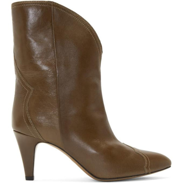 Isabel Marant Brown Shiny Dythey Boots