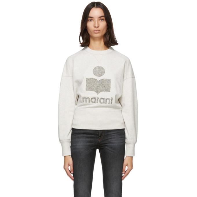 Isabel Marant Etoile Grey and Off-White Teloya Sweatshirt – BlackSkinny isabel marant étoile sweatshirt