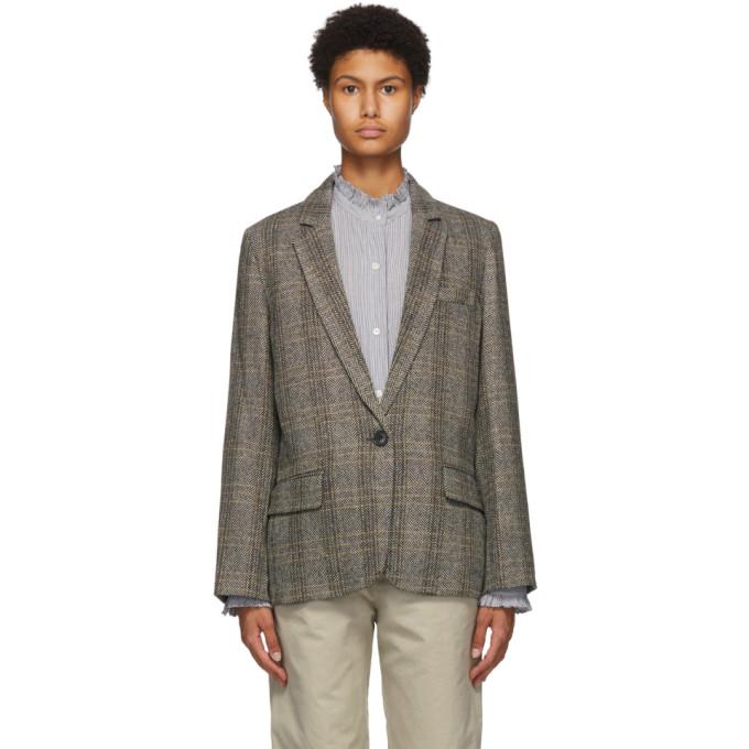 Isabel Marant Etoile Off-White and Black Charly Blazer