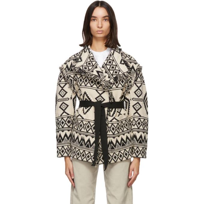 Isabel Marant Etoile Off-White and Black Josiali Jacket