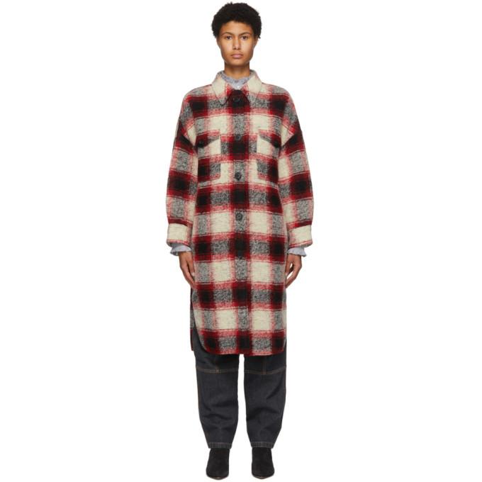 Isabel Marant Etoile Red Gabrion Coat