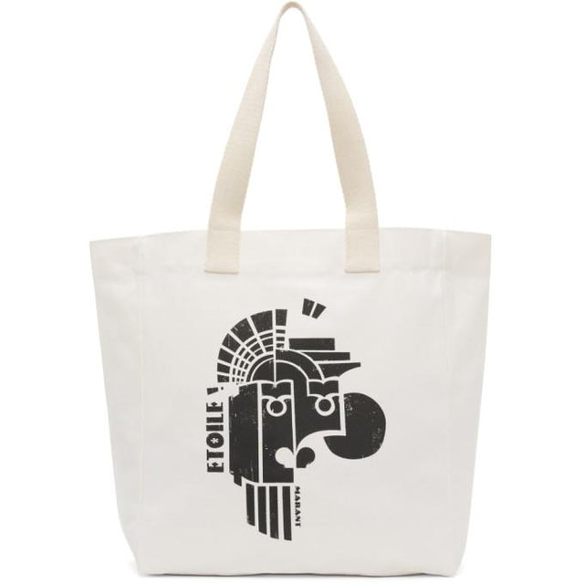 Isabel Marant Off-White Logo Tote