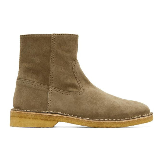 Isabel Marant Taupe Suede Claine Boots