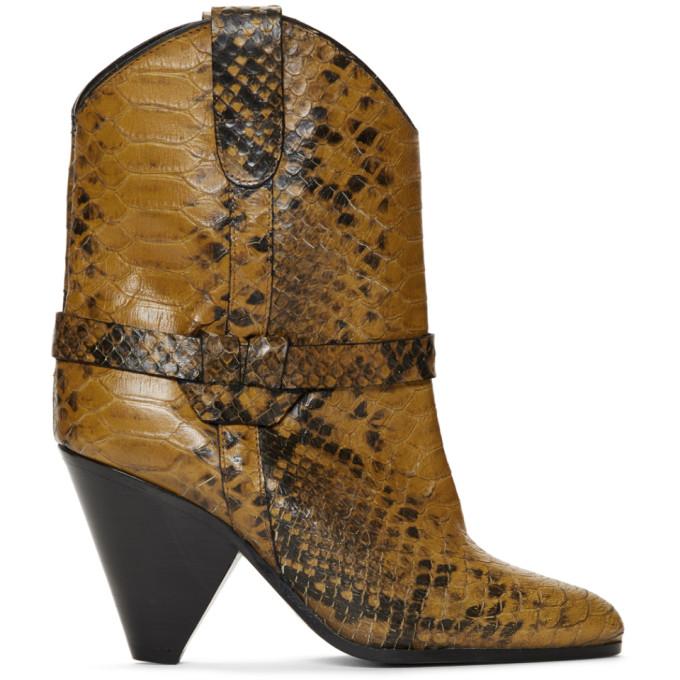 Isabel Marant Yellow Deane Boots