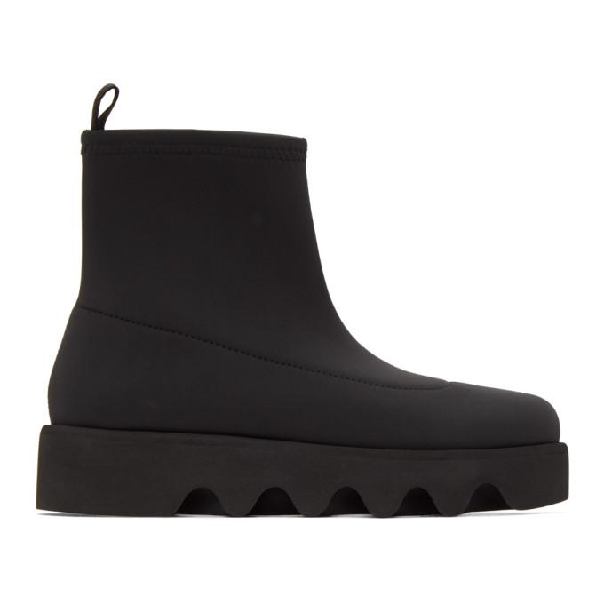 Issey Miyake Black United Nude Edition Short Bounce Boots