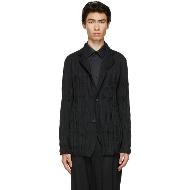 Issey Miyake Men Black Twist Blazer