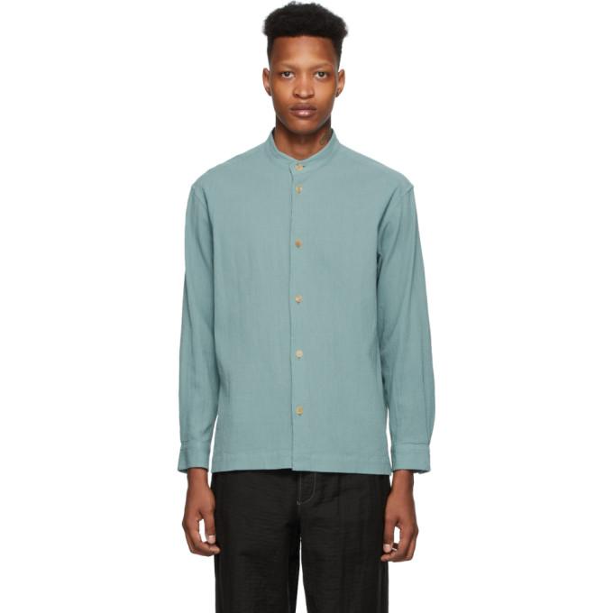 Issey Miyake Men Green Drip Shirt
