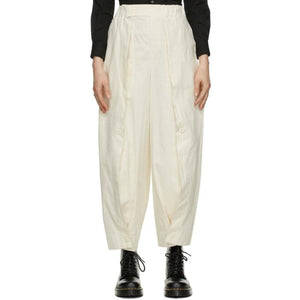 Issey Miyake Off-White Boiled Colors Trousers