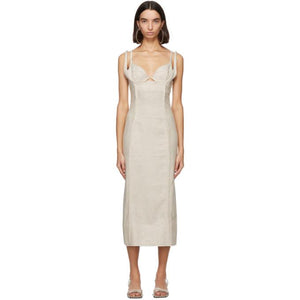 Jacquemus Beige La Robe Valerie Dress