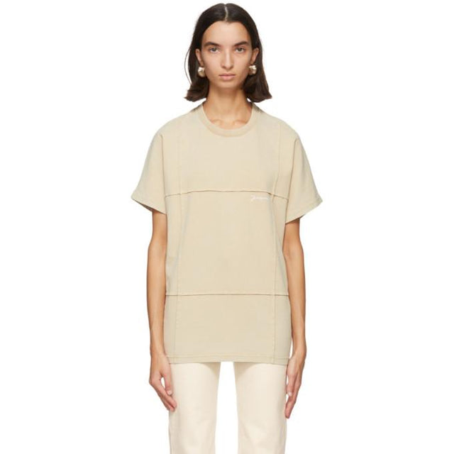 Jacquemus Beige Le T-Shirt Carro T-Shirt