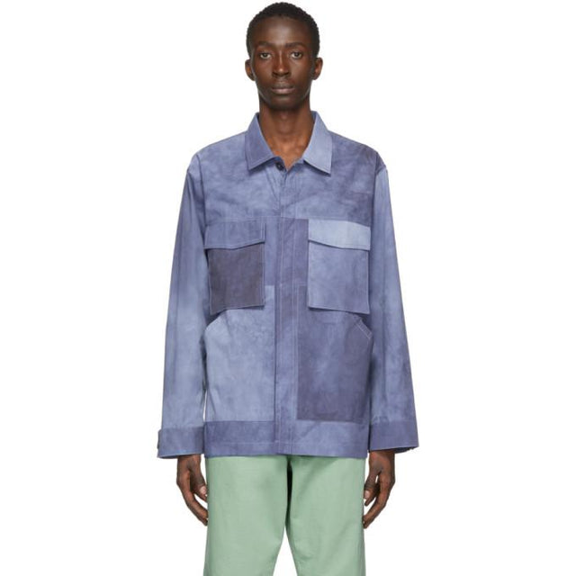 Jacquemus Navy La Chemise Soleil Shirt