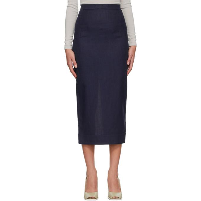 Jacquemus Navy La Jupe Valerie Skirt