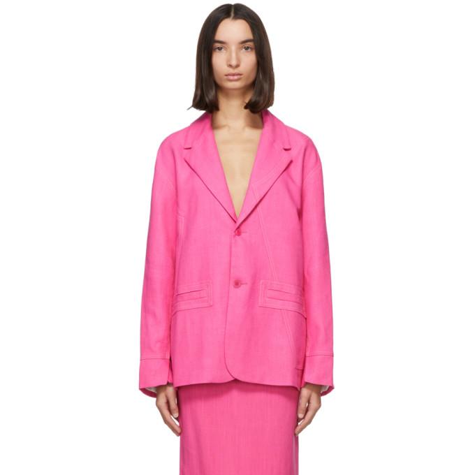 Jacquemus Pink La Veste Cavaou Blazer