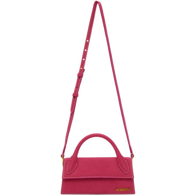 Jacquemus Pink Long Le Chiquito Clutch – BlackSkinny